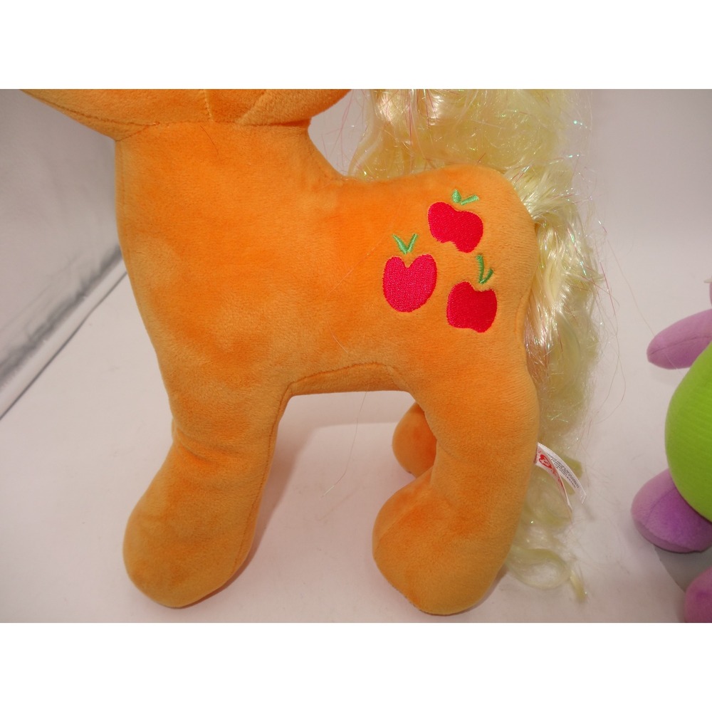 My Little Pony Ty Sparkle Applejack and Spike Plush Toy Set 2017 Hasbro - Picture 5 of 10